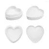 Moules de cuisson 3D coeur forme diamant amour chocolat bonbons moule pour mariage éponge mousseline Mousse Dessert Silicone moules