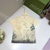 23ss Jungen T-Shirt Shorts Anzug Kinder Designer Kleidung Kinder Set Rundhalsausschnitt Reine Baumwolle Kaninchendruck Kurzarm T-Shirts Elastische Taille Shorts Anzüge Babykleidung