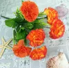 Decorative Flowers 5pcs Artificial Carnation Branch Plant Wall For Flower Arrangement Props Wedding Bouquet Home Bar El Decoration