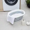 Organization Portable Bathroom Folding Dirty Clothes Storage Basket Household Laundry Basket Put Clothes Bucket 50x37