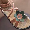 Nouveaux enfants d'été pour fille mode fleur bébé chaussures princesse petites filles enfants sandales