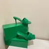 ボッテガヒールサンダルデザイナーミュールベネタリドレザーミュールスリッパ女性の靴ハイヒールスライドスライダーラバーソールサンダル屋外屋内スライドレディーススリッパ