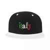 Ball Caps Classic Vintage Italiaans Italië Flag Hip Hop Baseball Cap voor mannen Vrouwen verstelbare leunende toren Dad Hat Snapback