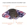 Mats simfamily 10 pezzi assorbenti riutilizzabili carbone di bambù assorbenti lavabili salvaslip mamma maternità cotone mestruale 230504