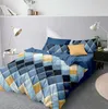 Bedding Sets Green Plaid Set With Pillowcase 200x200 Duvet Cover 210x210 Quilt King Size Geometric Lattice Blanket