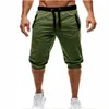 Pantaloncini da uomo Summer Brand Mens Jogger Pantaloncini sportivi da uomo Pantaloni corti neri Pantaloncini da palestra per fitness da uomo Pantaloncini da boxe da allenamento 230503