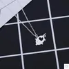 Pendant Necklaces Daisies 925 Sterling Silver Hollow Heart Pig Necklace Cute Animal Pet Jewelry Gift For Protector Lover ZodiacPendant