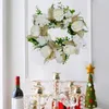 Symulacja kwiatów dekoracyjnych girlandy białe hortensja drzwi domowe wiszące dekoracje sztuczne rośliny kwiatowe ogrodowe przedni wystrój