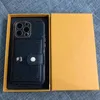Designers Telefonfodral L09 För iPhone 14 13 Pro Max 12 Mini 11 Xs XR Plus Modebrevtryck Läder Baksida Fodralväskor rosa Mobiltelefonskal med låda