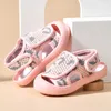 Baby Sandals Summer Breathable Leopard Children Kids Boys Girls Toddler First Walkers Soft Sole