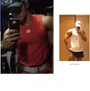 Tanktops für Herren Workout Mash Fabric Quick Dry Muscle Sleeveless Shirts Cut Off Slim Fit Bodybuilding Gym Tees Singlet 230504