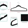 Organization Premium Non Slip Velvet Hangers Heavy Duty Coat Suit Hangers Black ( 25 Pack )