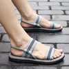 Sandaler Light Men Beach Slippers Summer Shoes For Water Breattable Fase Flat Outdoor Flipflops 230503