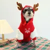 개 의류 크리스마스 개 의류 겨울 개 후 까마귀 코트 크리스마스 개 의상 강아지 의류 요크 키 포메라니안 Bichon Poodle Schnauzer 옷 230504