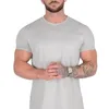 Camisetas para hombres Camiseta de gimnasio Hombres Camiseta de algodón de manga corta Casual en blanco Camiseta delgada Hombre Fitness Culturismo Entrenamiento Tee Tops Ropa de verano 230503