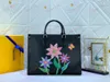 New Printed Butterfly Pattern Tote Bag Embossed Handbags Designer Daily Commuting Package Luxury Women Leisure Shopping Bags