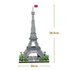 Bloco 3585pcs Modelo de arquitetura mundial Construindo Paris Eiffel Tower Diamond Micro Construction Bricks Toys DIY para crianças Presente 230504