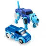 6 couleurs 12CM jouets pour enfants cool automatique transformer Clockwork Dog Car Vehicle Clockwork Wind up jouet pour enfants enfants jouets voiture jouet cadeau