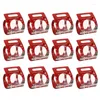Gift Wrap 12 Sets Of Handheld Baking Cake Packing Boxes Pudding Dessert Storage Mousse Salad Ball Cup Party Return Food Box