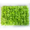 Fleurs décoratives INS 60 cm x 40 cm mur de fleurs de mariage touche réelle artificielle Rose hortensia accessoires de photographie événement fête cerf