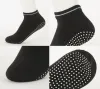 Chaussettes de yoga Party Favor Massage antidérapant Chaussette de cheville Femmes Pilates Fitness Coloré Toe Dance Grip Exercice Imprimé Gym Danse Sport Chaussettes