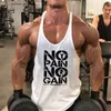 Męskie blaty zbiorników przybysze kulturystyka zbiornik top z bawełny bawełniany koszulka na siłowni Koszulka mężczyzn kamizelka fitness singlet sportowy trening tanktop 230504