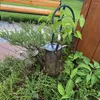 Watering Can Hanging Lantern Bracket Metal Stand For Garden Sprinkler LED Decor