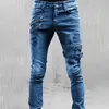 Herrenjeans Frühling Sommer Boyfriend Street Fashion Enge Lange Gerade Hohe Taille Herren Designer Für