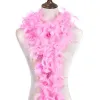 2yard pluizige witte kalkoenvaat Boa ongeveer 40 gram kleding accessoires kip veer Costumeshawfeathers voor ambachten feest