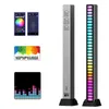 Gece Işıkları 32LED RGB Işık Çubuğu Ses Kontrolü Senkron LED Müzik Ritim Type-C USB Ücret TV Oyunu Arka Işığı Araba Masaüstü Ortam lambası HZ0001