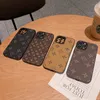 Beautiful Designer Phone Case iPhone 13 14 pro max 12 11 Pro mini 7 8 plus x xs xr se Fashion Letter leather mobile phone cover for men and women