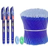 Ballpoint Pens 85pcsset стиранный гель 05 мм BlueBlack Ink Refills Plodble Washable Handl