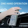Spegelbil mobiltelefon hållare konsol bil instrumentpanel gps gravitation induktion stöd clip luft utlopp fordon bilfäste montering