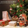 크리스마스 목재 Mr Barry Wood Meme Xmas Tree Pendant Funny Christmas Manging Ornament Home New Year Decorations 100pcs