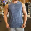 Camisetas sin mangas para hombre, camiseta sin mangas KAMB, ropa de gimnasio para hombre, culturismo, baloncesto, secado rápido, transpirable, entrenamiento deportivo, Fitness 230504