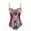 Push de roupas de banho feminina feminina de maiô com roupas de banho de sarongue Sarong Monokini Mujer Terno de natação Bodysuit de verão 230503