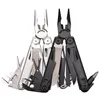 Tang daicamping dl12 utomhus strippare campingutrustning multi tång multifunktionella 7cr17mov vikning knivverktyg multitool clamp