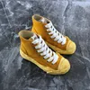 MMY أحذية غير رسمية Maion Mihara Yasuhiro السميكة القماشية القماشية Mihara Men Sneakers Lace-Up Yasuhiro High Top Shoes Men's Nasual Women's Boots