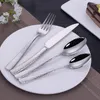 Dinnerware Sets Sliver Cutlery Set Luxury 24 Pieces Mirror Polishing Tableware 304 Stainless Steel Dinner Knife & Fork
