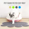 Camas de gato PVC Pet Pet Dog Puppy Kitten Bowl Bowl Food Water Placemat Lat Mat Shap Shape Decoração Indoor Home Banheiro Partamento de entrada 45