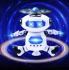 Electric Toys Dance Rotating Robot with LED Lights Music Explosion Intelligence Toy with Battery Powered Direct China Wholesales