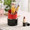 Bouteilles De Stockage Creative Forme De Rouge À Lèvres Tasse En Céramique Pour Pinceau De Maquillage Crayon Couteau Fourchette Bocal Décoratif Conteneur De Table Cadeaux Personnalisés