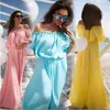 Family Matching Outfits Summer Mom and Daughter Dress Mother Clothes Girls Sleeveless Beach 230504