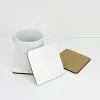 UPS 10*10cm Coaster de sublimação de madeira tapetes de mesa em branco MDF Isolamento de calor Cups de transferência térmica para amante de bricolage
