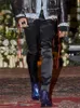 Pantalons Pantalons décontractés pour hommes 2021 printemps et été nouvelle marque de mode spectacle européen et américain haut de gamme mode personnalisée hommes slim Leggin