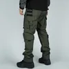 Pantaloni da uomo Pantaloni tattici da esterno Pantaloni da allenamento multitasche da uomo Pantaloni cargo da campo militari traspiranti Ripstop Primavera Autunno 230504