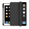 PU-Lederhülle für iPad Pro 12.9 11 iPad Air, stoßfest, magischer Stifthalter, TPU-Tablet-Flip-Cover für iPad 10gen Mini 4 5 6 mit magnetischem Wake-up-Stiftschlitz in OPP-Beutel