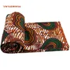 Tyg afrikansk ankara tryck vax tyg lapptäcke retro stil kvinna klänning hantverk diy afrika material 100% polyester av gård fp6447