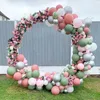 Andra evenemangsfestleveranser 147 st Retro Bean Green avokado latexballonger Garland Metallic Gold Globos Jungle Theme Baby Shower Kids Birthday Decor 230504