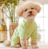 Vêtements pour chiens Hiver Vêtements pour chiens Combinaison Pyjama Manteau chaud pour animaux de compagnie Tenue pour chiot Bichon Caniche Yorkie Schnauzer Pomeranian Dog Clothing 230504